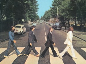 BEATLES ABBEY ROAD album cover from October 1969 Courtesy EMI Apple